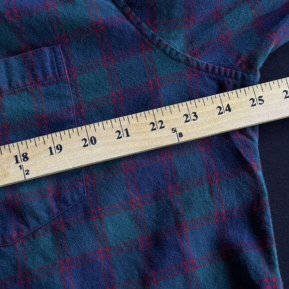 Bonobos Mens Button Up Shirt 2XL Long Plaid Green Blue Standard Fit Long Sleeve - Picture 6 of 8